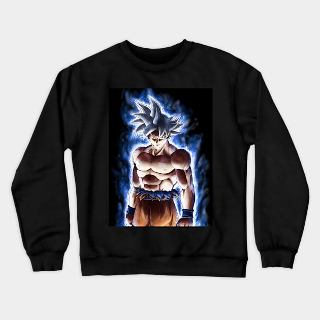 Ultra blue warrior Crewneck Sweatshirt by mcashe_art